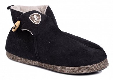 Apostolidis Shoes Ανδρικό Πασούμι M211 Μαύρο