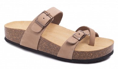 Plakton Ανατομικές Παντόφλες CP Bombay 341032 Nobuck 2 Taupe