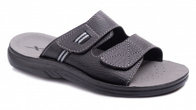 Apostolidis Shoes Ανδρική Παντόφλα A73 Μαύρο