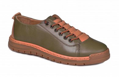 Apostolidis Shoes Δερμάτινο Παπούτσι F300 Πράσινο