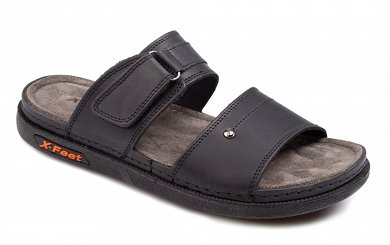 Apostolidis Shoes Ανδρική Παντόφλα A85 Μαύρο