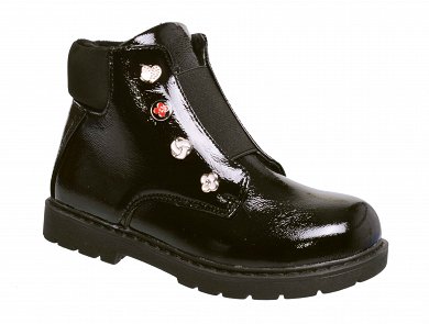 Iq Kids Παιδικό Μποτάκι Για Κορίτσια Thelma-135 Black