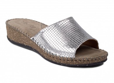 Apostolidis Shoes 1138 Ασημι Ψαθα