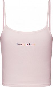Tommy Hilfiger Tjw Bby Color Linear Strap Top DW0DW15442 TJ9 Faint Pink