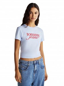 Tommy Hilfiger Γυναικείο T-Shirt DW0DW19447 C3Q Γαλάζιο
