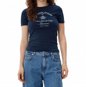 Tommy Hilfiger Γυναικείο T-Shirt DW0DW20323 C1G Μπλε