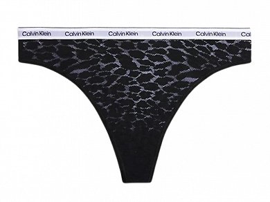 Calvin Klein High Leg Thong QD5051E UB1 Black