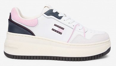 Tommy Hilfiger Tjw Retro Basket Flatform EN0EN02916 0GD Εκρού