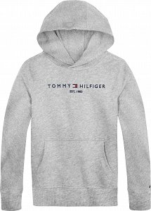 Tommy Hilfiger Essential Hoodie KS0KS00213 P01 Light Grey Heather