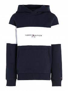 Tommy Hilfiger Essential Colorblock Hoodie KB0KB08385 DW5 Desert Sky