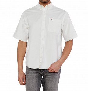 Tommy Hilfiger Ανδρικό Oxford Πουκάμισο DM0DM20873 YBL Λευκό