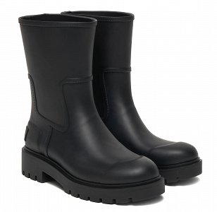 Calvin Klein Γυναικεία Γαλότσα Mid Rainboot YW0YW02004 BEH Μαύρο