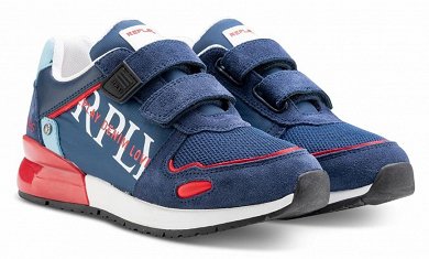 Replay Kids Shoot Jr 2 JS290019L 0633 Navy/Red/White