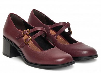 Tamaris Δερμάτινες Γόβες 1-22411-45 537 Merlot