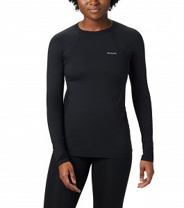 Columbia Γυναικεία Ισοθερμική Μπλούζα Midweight Stretch Long Sleeve Top Baselayer AL6763-011 Μαύρο