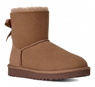 UGG W Mini Bailey Bow II 1016501 RYK Καφέ