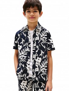 Tommy Hilfiger Παιδικό Πουκάμισο Για Αγόρια KB0KB09631 0GY Μπλε