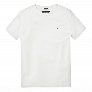 Tommy Hilfiger Boys Basic Cn Knit S/S KB0KB04140s 123 Bright White