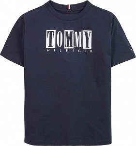Tommy Hilfiger Kids Seasonal Tommy Logo Tee KB0KB08213 DW5 Desert Sky