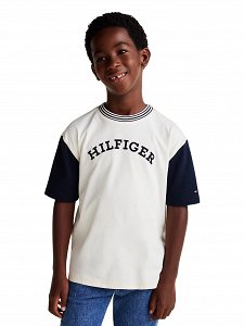 Tommy Hilfiger Παιδικό T-Shirt Για Αγόρια KB0KB09360 AEF Μπεζ