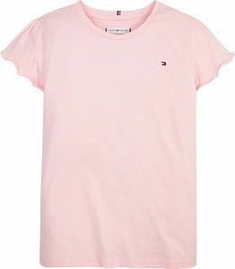 Tommy Hilfiger Kids Essential Ruffle Sleeve Top KG0KG07052s TJ9 Faint Pink