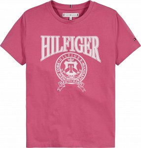 Tommy Hilfiger Varsity Tee S/S KG0KG07081 XI4 Washed Crimson