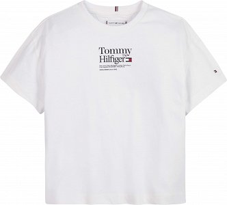 Tommy Hilfiger Kids Timeless Tommy Tee KG0KG07256 YBR White