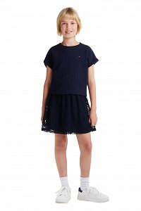 Tommy Hilfiger Παιδικό Φόρεμα Για Κορίτσια KG0KG08333 C1G Μπλε