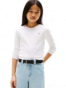 Tommy Hilfiger Παιδική Μπλούζα Για Κορίτσια KG0KG08631 YBR Λευκό