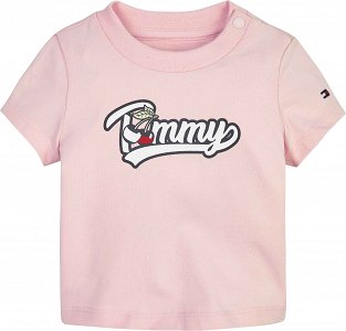 Tommy Hilfiger Baby Cherry Tommy Tee KN0KN01623 TJ9 Faint Pink