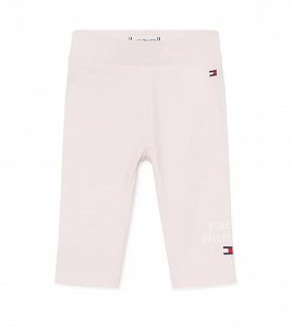 Tommy Hilfiger Baby TH Logo Leggings KN0KN01747 Whimsy Pink Ροζ