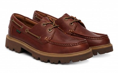 Clarks Ανδρικό Δερμάτινο Boat Shoe Cleyhill Boat 26186176 Brown Leather