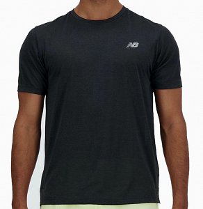 New Balance T-Shirt Athletics Run MT41253 BK Black