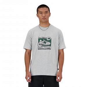 New Balance Ανδρικό T-Shirt Sport Essentials AD MT41593 Grey