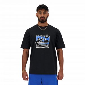 New Balance Ανδρικό T-Shirt Sport Essentials AD MT41593 Μαύρο
