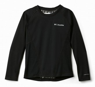 Columbia Παιδική Ισοθερμική Μπλούζα Midweight Crew 2 AY6927A 010 Black