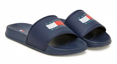 Tommy Hilfiger Pool Slide Παντόφλα T3X0-34404-1172 Μπλε