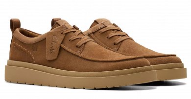 Clarks Polden Moc 26180865 Cola Suede