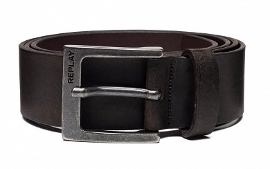Replay Men's Leather Belt AM2586.000 A3001 128 Brown