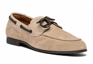 Tommy Hilfiger Ανδρικό Δερμάτινο Boat Shoe FM0FM05863 AFE Μπεζ