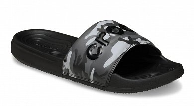 Crocs All Day Camouflage Slide 211863-097 Μαύρο