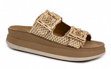 Fantasy Sandals Γυναικεία Πέδιλα S1111 Bamboo Μπεζ