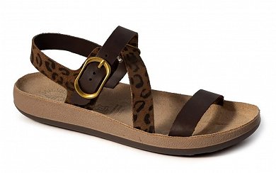 Fantasy Sandals Γυναικεία Πέδιλα Colette S942 Brown Leopardo