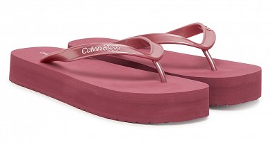 Calvin Klein Flatform Flip Flop HW0HW03120 VCE Dusty Rose