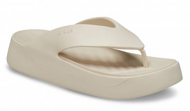 Crocs Getaway Platform Flip 209410 160 Μπεζ