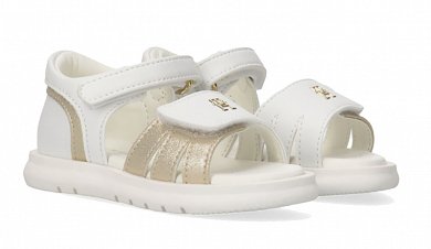 Tommy Hilfiger Kids Πέδιλο Για Κορίτσια T1A2-34273-0326 Λευκό/Χρυσό