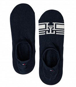 Tommy Hilfiger Σετ 2 Ζευγάρια Κοντές Κάλτσες 701232940 001 Μπλε/Μπλε