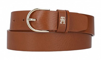 Tommy Hilfiger Γυναικεία Δερμάτινη Ζώνη Essential Effortless 3.5 AW0AW16837 GB8 Ταμπά