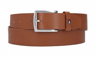 Tommy Hilfiger Ανδρική Δερμάτινη Ζώνη Denton 3.5 Ext AM0AM13536 GB8 Cognac