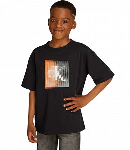 Calvin Klein Παιδικό T-Shirt IB0IB02356 BEH Μαύρο